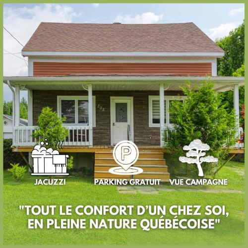 . Le Natural Lodge - Idéal Famille & Groupe x8 - Weekend & Vacances Détente - Jacuzzi Vue Campagne Dégagée - Quartier Calme - Jardin - Terrasse - Barbecue - 10min des lacs - Parking privé & Borne Voiture Électrique - Check In Flexib - Linge de maison fourni