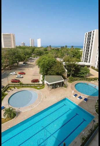 Hermoso Apto cerca a la playa Bello Horizonte Plaza