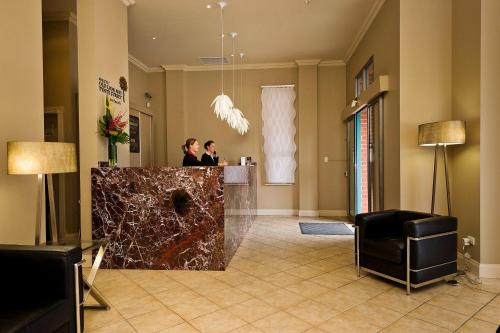 Lobby, Majestic Old Lion Apartments near Adelaide botaniske hage