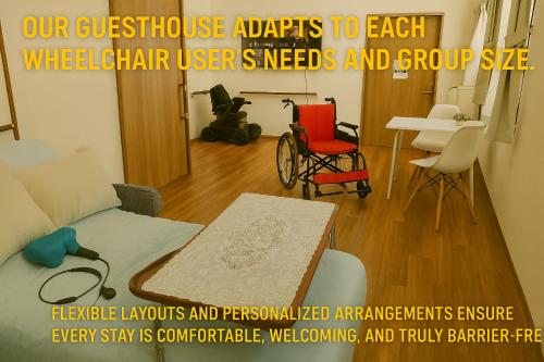 Barrier Free Guesthouse Support Included