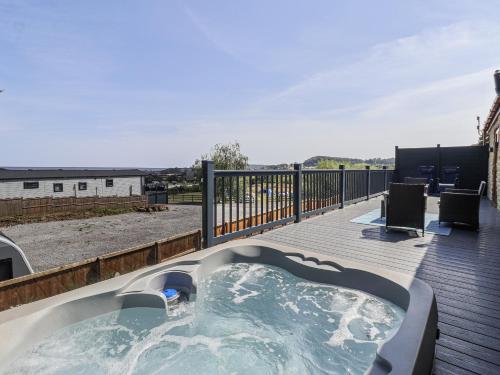 A szálláshely kívülről, Castle View in Riggs Head