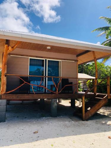 View, Tiahani Lodge near Maupiti Airport