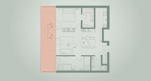 2 bedrooms, 5 beds