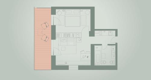 1 queen bed, 1 sofa bed