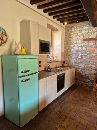 keuken, Agriturismo Case Corboli appartamento Visillo in Cecanibbi