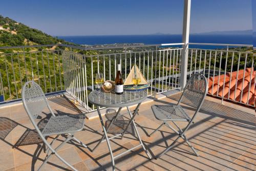 陽台/露台, Gold Sun Villa in 斯卡拉