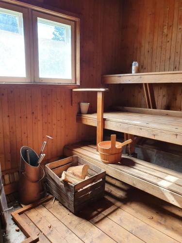 Sauna, Camp Caroli Villa Aurora in Jukkasjärvi