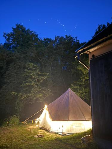 . Glamping in nature