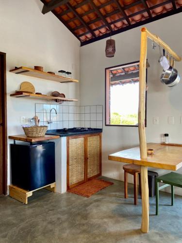 Kitchen, Loft 1 - Casa Aratu Guaiu Barra de Mamanguape in Baia Da Traicao