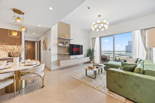 Burj Khalifa and Dubai Fountian Direct View - Luxury 2BR Flat - Downtown Dubai, Dubai (photo 4)