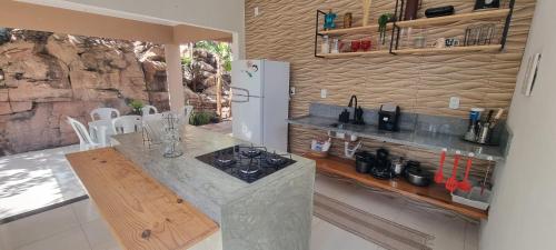 virtuve, Recanto das Pedras in Andarai