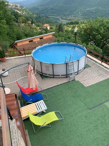 Villa panoramica Le Cerquiglie in Castel Di Tora