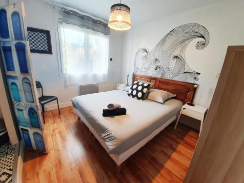 Chambre double, salle de bain privée