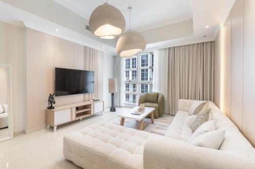 Amal أمل Cozy City Apt 3BD with balconies, 1 min walk to Dubai Mall- Dar Samita Holiday Homes, Dubaj (zdjęcie 3)