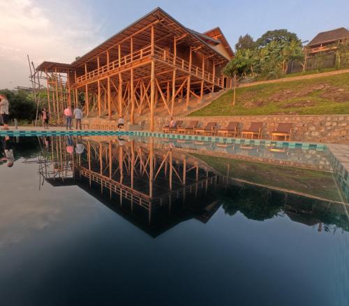 Pohled zvenku, Umutuzo Lodge Kivu Lake in Kibuye