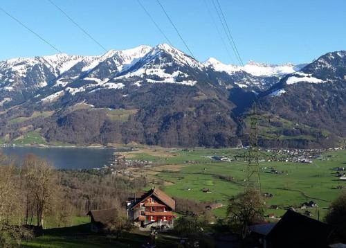Vista exterior, Chalet Hüsli (Chalet Husli) in Giswil