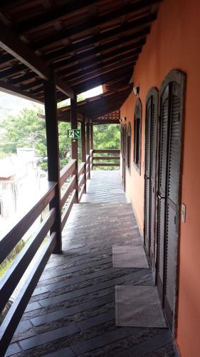 ระเบียง/ชานเรือน, Hospedaria - Hostel Gamboa in อังกรา ดอส เรอิส