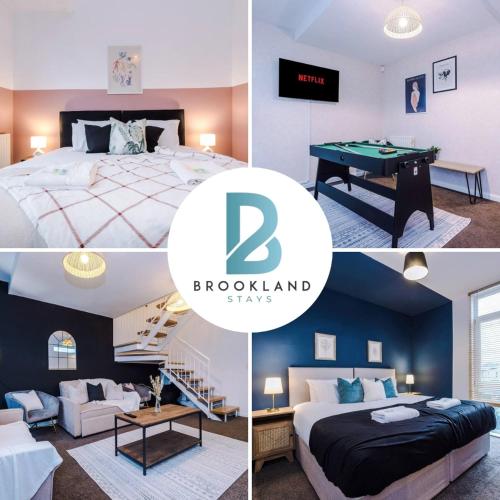 Three Bedroom House by Brookland Stays Serviced Accommodation Short Lets Manchester with Free WiFi