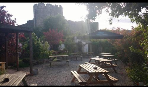 Garden, The Three Tuns in Chepstow