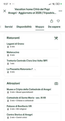 Casa vacanza Città dei Papi Anagni