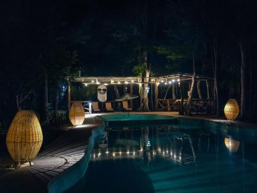 Úszómedence, Jolie Jungle Eco Hotel in Leona Vicario