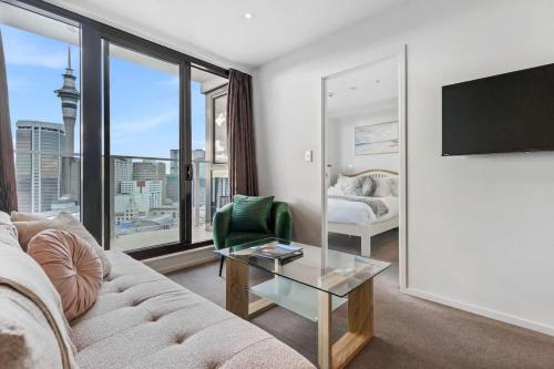 CBD 2BR Retreat w Pool & Gym by Zodiak Stays, Auckland (Foto 9)
