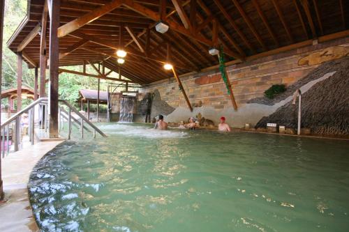 Hot spring bath, Jenq Yang Hotspring Hotel in Renai Township