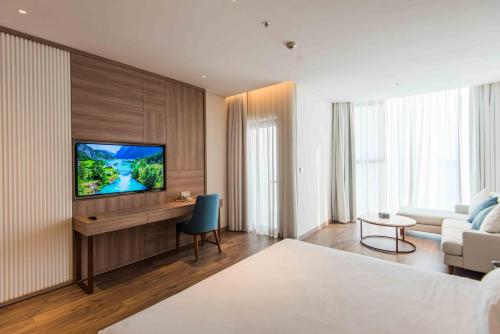 Anstay Residence by A La Carte Hạ Long - 공용 라운지/TV 시청 구역