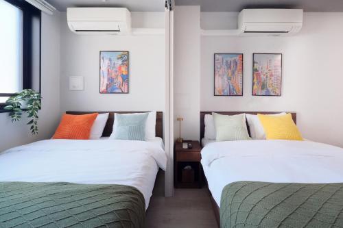 Monzen-Nakacho Stylish 1LDK with 2 Double Beds