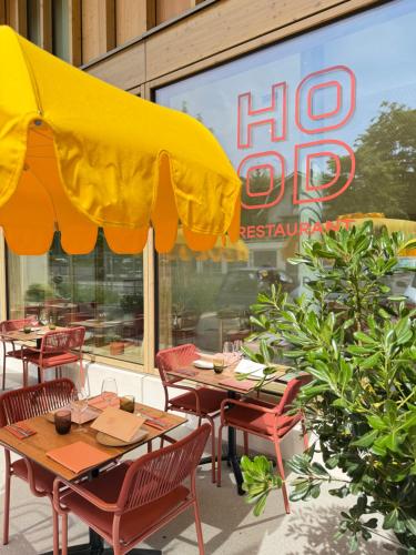 شرفة/ تراس, HOOD Hotel in Eaux-Vives