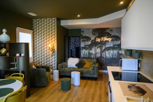 virtuve, Les Trois Tours GITE de luxe Adult Only in Faugeres