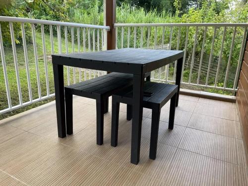 Balcony/terrace, Appartement spacieux a Sainte-Rose, 70 m² avec jardin in Sainte Rose