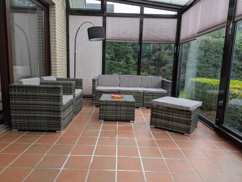 Terraza/balcón, Ferienhaus Plüschmors (Ferienhaus Pluschmors) in Lenste