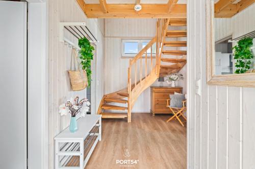 大厅, Ferienhaus Meeresblick 28 Olpenitz in 奥尔本尼兹