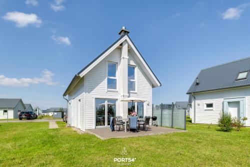 阳台/露台, Ferienhaus Meeresblick 28 Olpenitz in 奥尔本尼兹