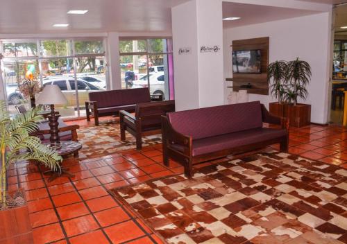 公用交誼廳/視聽室, 奧賓諾聖保羅博爾哈酒店 (Hotel Obino Sao Borja) in 聖博爾哈