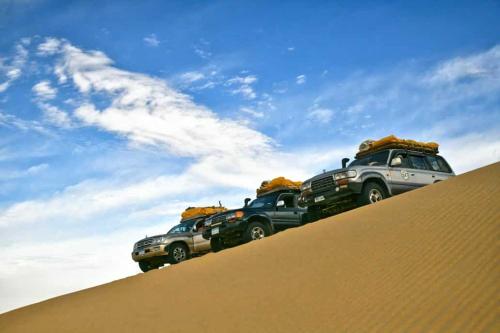 White & Black Desert Camping in Bawiti