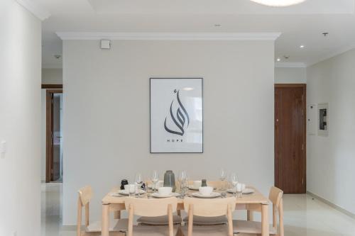 Amal أمل Cozy City Apt 3BD with balconies, 1 min walk to Dubai Mall- Dar Samita Holiday Homes, Dubaj (zdjęcie 8)