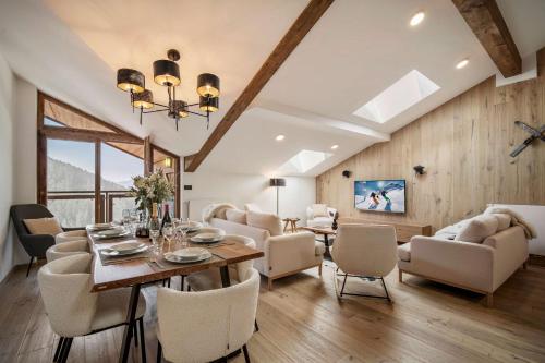 Exclusive Penthouse - Sauna, Ski-In Ski-Out, Panoramic Views, Balcony - Location saisonnière - Courchevel