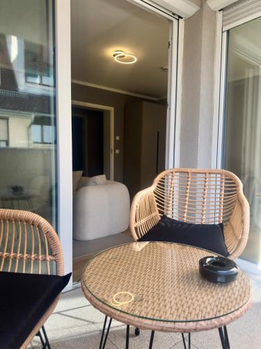 Terraza/balcón, Stilvolles Apartment im Herzen von Bad Mergentheim in Bad Mergentheim City Center