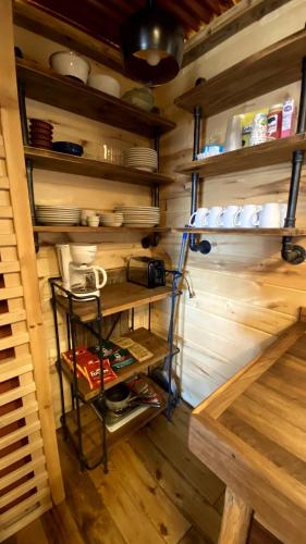 Two Story Cabin 2 Bedrooms with a Loft Sleeps 8 at the Cedaredge Lodge in Cedaredge