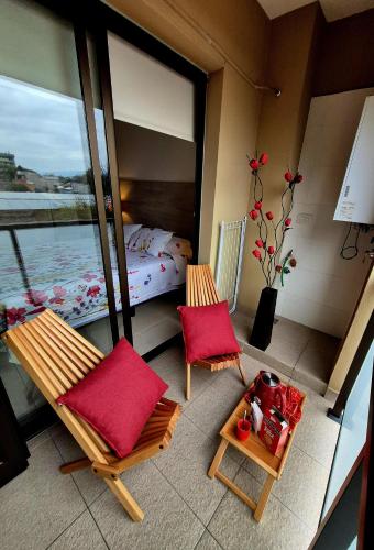 Balcony/terrace, Apart dos ambientes - Macrocentro Salta in Tres Cerritos