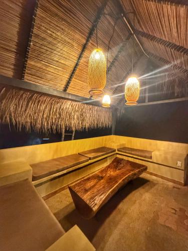 Krogs/atpūtas telpa, LA VICTORIA Casa tropical con piscina privada in Carmen de Apicala