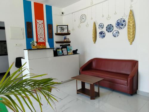 Empfangshalle, AURO MAISON in Pondicherry