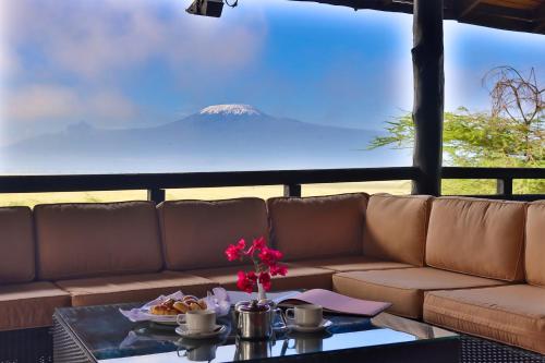 Erkély/terasz, Kibo Villa-Amboseli in Amboseli