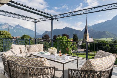 陽台/露台, 巴德拉格茲度假大酒店 (Grand Resort Bad Ragaz) in 巴德拉加茲