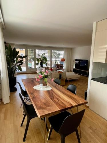 Boho chic - 2BR, 2 Baths & Spacious Living Room with 23sqm terrasse, Zurigo (foto 4)