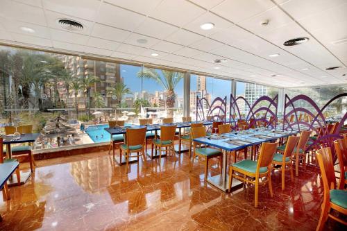 Restaurant, Hotel Servigroup Torre Dorada in Playa de Poniente