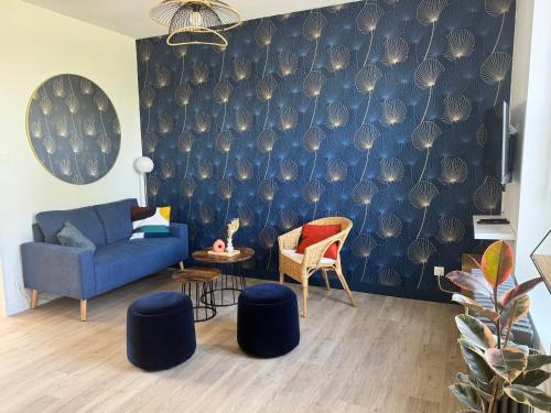 Maison Malabry en hyper centre avec jardin 6 pers gîte à louer Bressuire