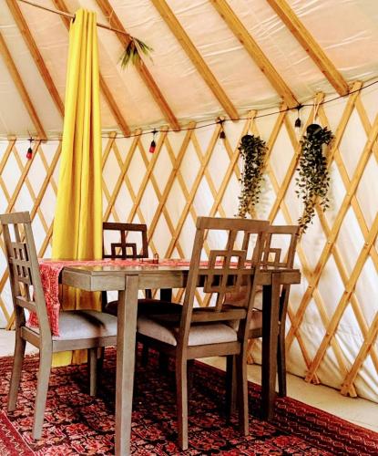 Iekārtas, Star-Lake Yurt Sanctuary Waterview in Red Bay (ON)